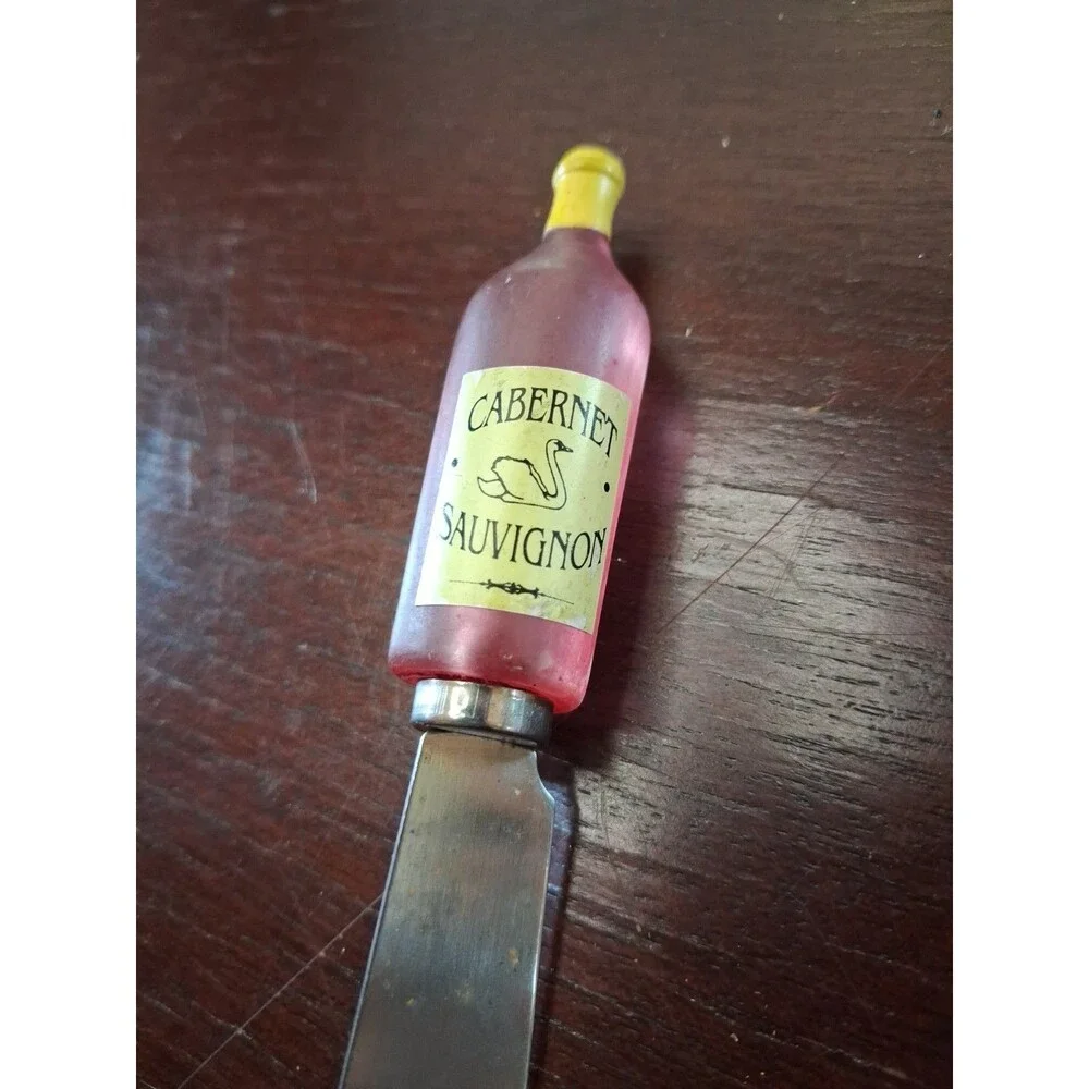 Wine Bottle Shape Cheese Spreader Knife Boston WareHouse